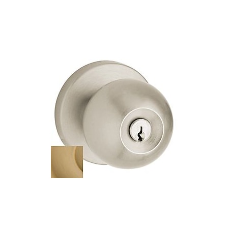 Baldwin Entry Door Knobs Vintage Brass 5215.033.ENTR