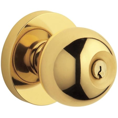 Baldwin Entry Door Knobs Lifetime Brass 5216.003.ENTR