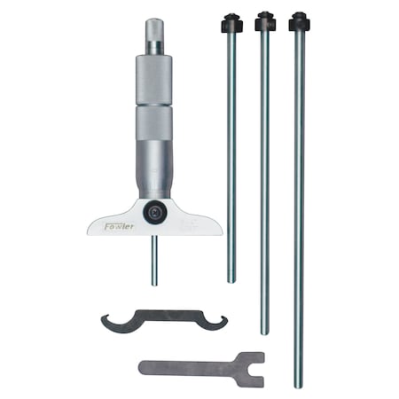 Fowler 0-4" Vernier Depth Micrometer 522251100