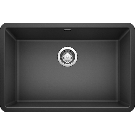 Blanco Precis Silgranit 27" Single Bowl Undermount Kitchen Sink - Anthracite 522259