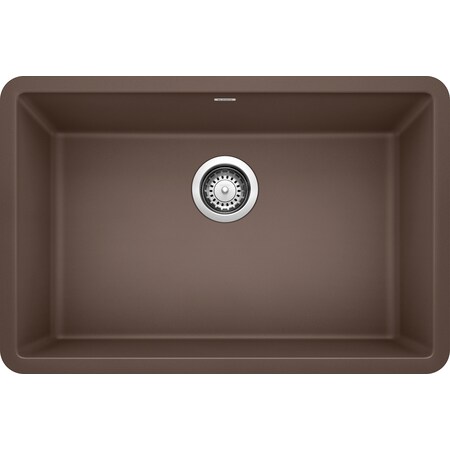 Blanco Precis Silgranit 27" Single Bowl Undermount Kitchen Sink - Cafe 522433