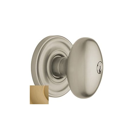 Baldwin Entry Door Knobs Vintage Brass by Satin Black 5225.033X190.ENTR