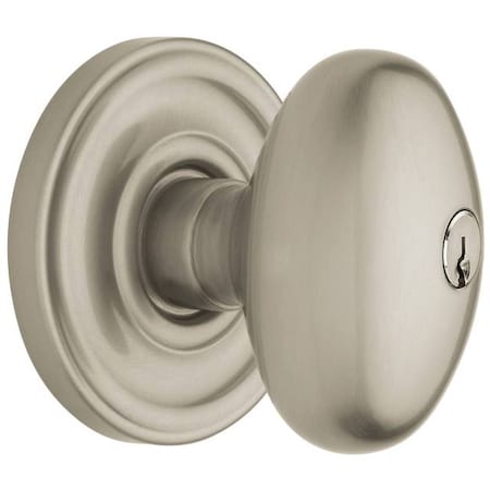 Baldwin Entry Door Knobs Lifetime Satin Nickel 5225.056.ENTR