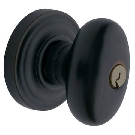 Baldwin Full Dummy Door Knobs Satin Black 5225.190.FD