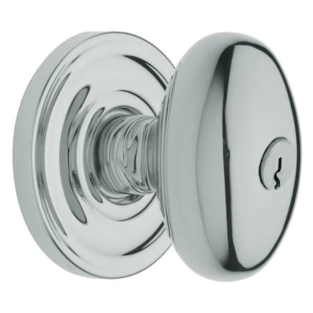 Baldwin Full Dummy Door Knobs Bright Chrome 5225.260.FD