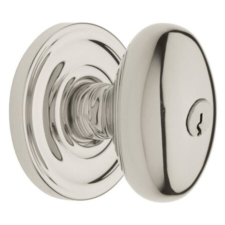 Baldwin Entry Door Knobs Lifetime Bright Nickel 5226.055.ENTR