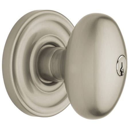 Baldwin Entry Door Knobs Lifetime Satin Nickel 5229.056.ENTR