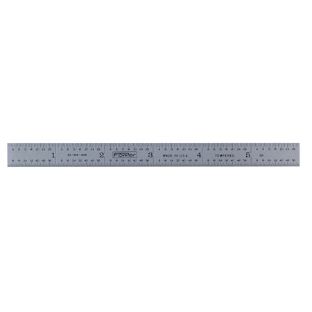 Fowler 6" 5R Flexible Steel Rule 523000060