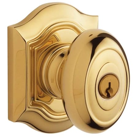 Baldwin Full Dummy Door Knobs Unlacquered Brass 5237.031.FD