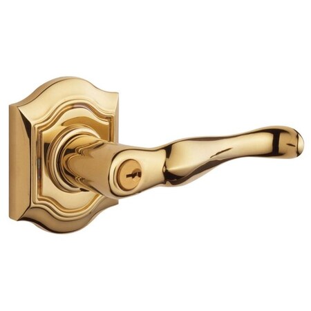 Baldwin Full Dummy Door Levers Lifetime Brass 5238.003.RENT