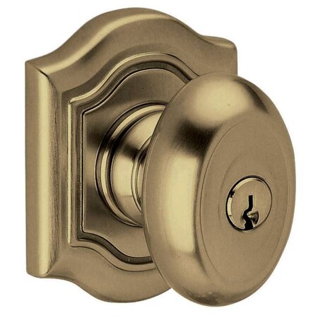 Baldwin Full Dummy Door Levers Antique Brass 5238.050.FD