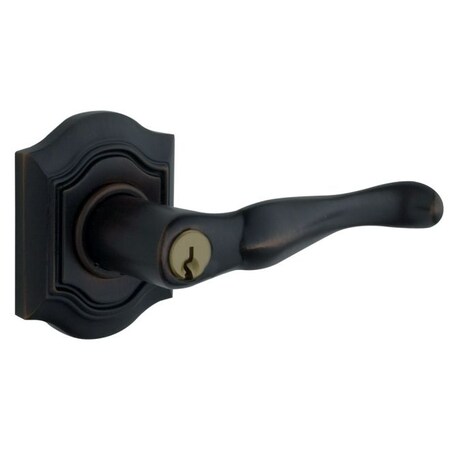 Baldwin Entry Door Levers Satin Black 5238.190.LENT