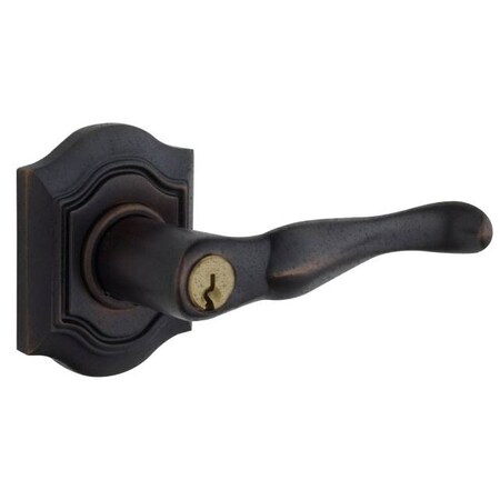 Baldwin Entry Door Levers Distressed Oil Rubbed Bronze 5238.402.RENT