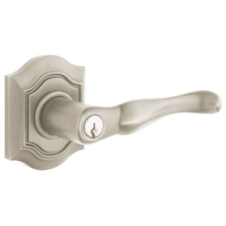 Baldwin Entry Door Levers Lifetime Satin Nickel 5239.056.RENT