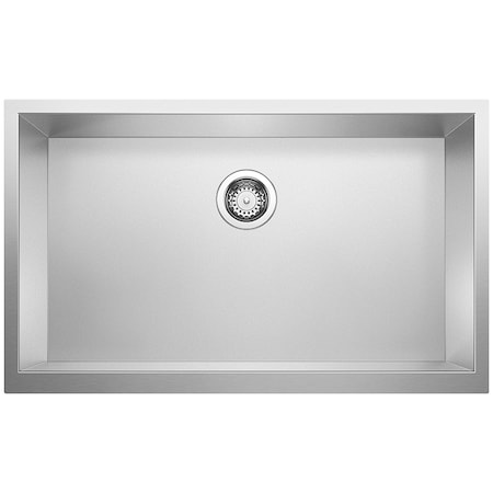 Blanco Kitchen Sink, Undermount Mount, 0 Hole 524223