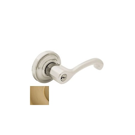 Baldwin Entry Door Levers Vintage Brass 5245.033.LENT