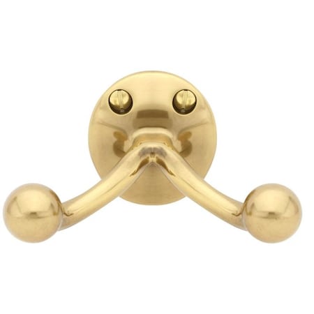 Emtek French Antique Brass Hook, 2607US7 2607US7