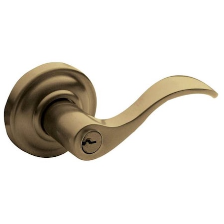Baldwin Estate Entry Door Levers Antique Brass 5255.050.LENT