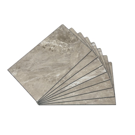 Palisade Vinyl Wall Tile 25.6"L x 14.8"W in Venetian Marble, PK8 53011
