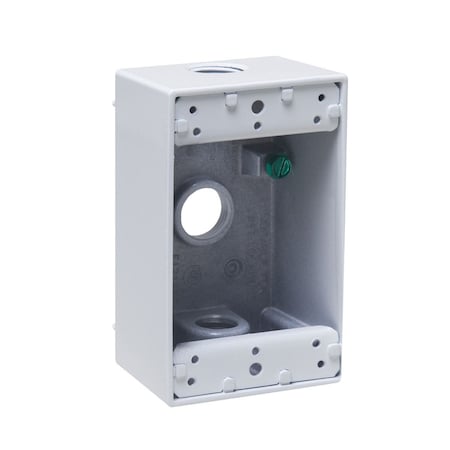 Bell Outdoor Weatherproof Electrical Box, Gang Box Type, Aluminum 5320-1