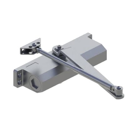 Hager Hager 5400, Surface Door Closer, Standard Duty Interior and Exterior 5400MLT25ALMBCK