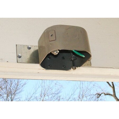 Garvin Weatherproof Outdoor 4" Octagon Fan Box 2-1/8" Deep W/ Bracket 54171-FANWP