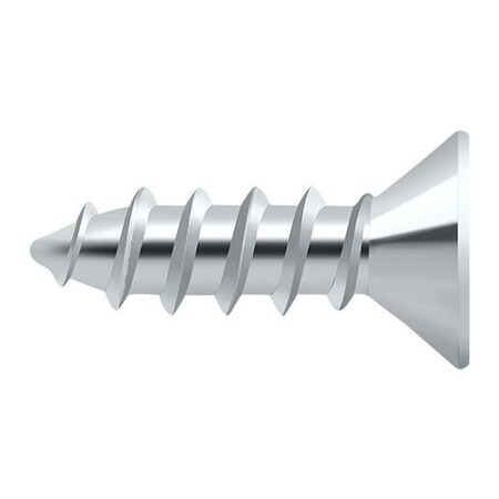 Deltana #12, Wood Screw, Chrome Steel SCWS1275U26