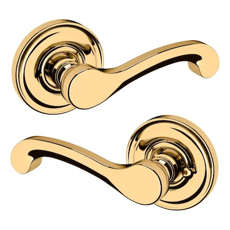 Baldwin Privacy Door Levers Lifetime Brass 5445V.003.PRIV