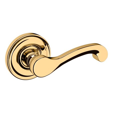 Baldwin Estate Classic Lever Lifetime Brass Door Levers Lifetime Brass 5445V.003.RDM
