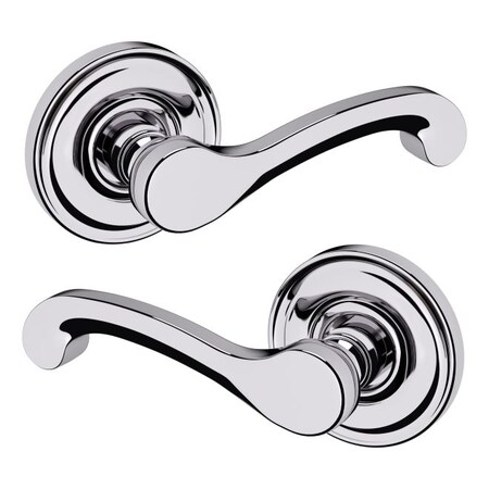 Baldwin Full Dummy Door Levers Bright Chrome 5445V.260.FD