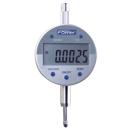 Fowler .5"/12.5mm Indi-X Blue Electronic Indicator 545202550