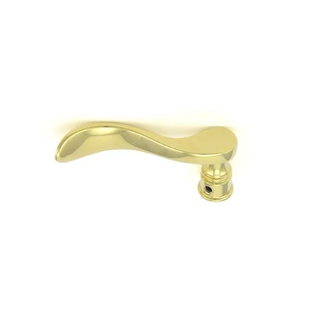 Baldwin Wave Lever Lifetime Brass Door Levers Lifetime Brass 5455V.003.MR