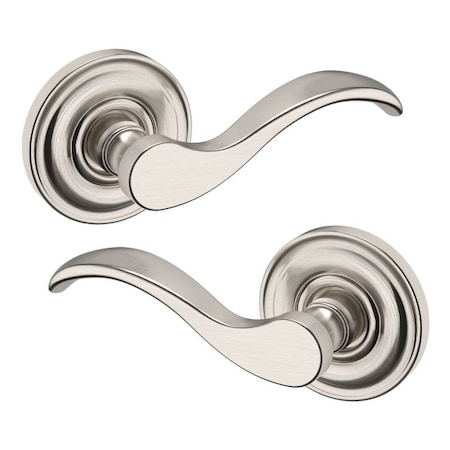 Baldwin Passage Door Levers Lifetime Satin Nickel 5455V.056.PASS
