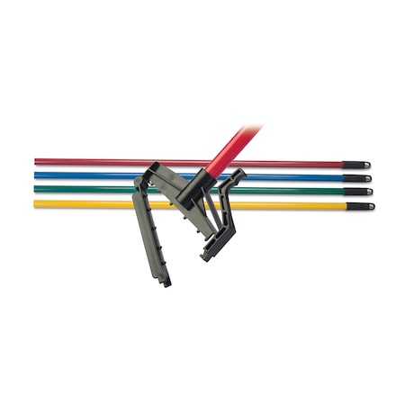 Malish 60 in L Quick Release Mop Handle, Quick Release Connection, Green, PK12 54560