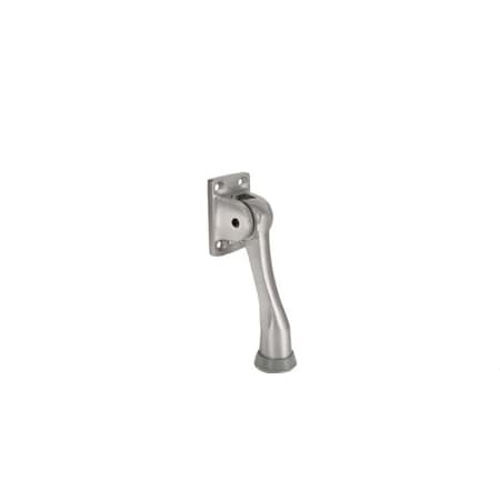 Trimco Kick Down Door Holder Sprayed to Match Satin Chrome 4" 1221-4.626
