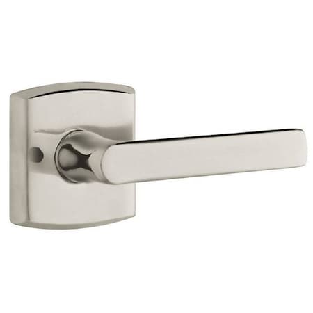 Baldwin Soho Lever Lifetime Bright Nickel Door Levers Lifetime Bright Nickel 5485V.055.LMR