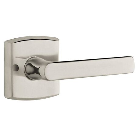 Baldwin Soho Lever Lifetime Bright Nickel Door Levers Lifetime Bright Nickel 5485V.055.RMR