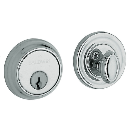 Baldwin Estate Bright Chrome Deadbolts 8031.260