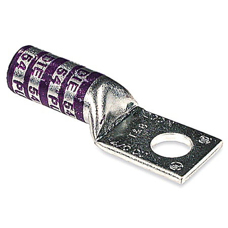 Abb Compression Lug, 4/0 Awg, Code Purple 256-30695-1253 | Zoro