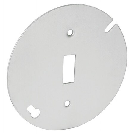Southwire Four In. Flat Octagon Box Cover Toggle Switch 54C42