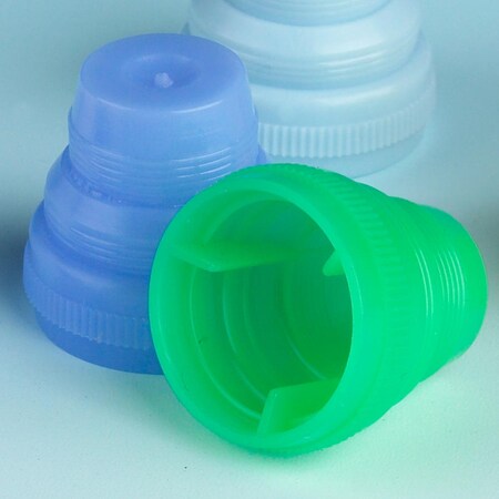 Globe Scientific Plug Cap, Multi-Fit, Green, PK1000 5529G