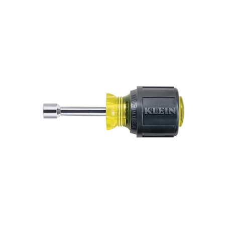 Klein Tools 5/16-Inch Stubby Nut Driver, 1-1/2-Inch Shaft, Cushion Grip 610-5/16