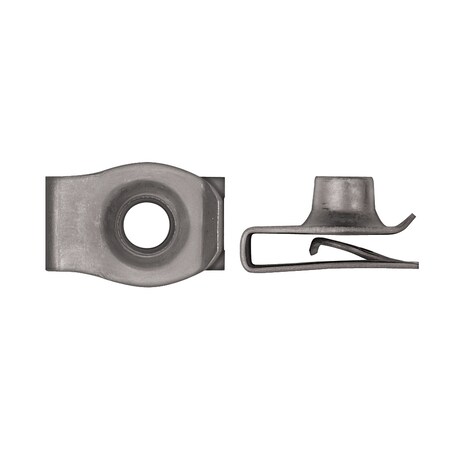 Disco Blk Short Extruded U Nuts 10-1.50mm PR .90-6.00mm PK10 5558PK10