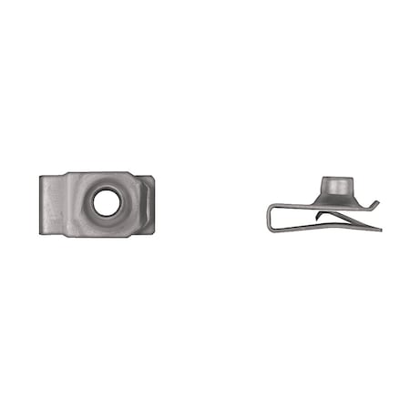 Disco Blk Short Extruded U Nuts 6.3-1.00mm PR .010"-.165" PK25 5559PK