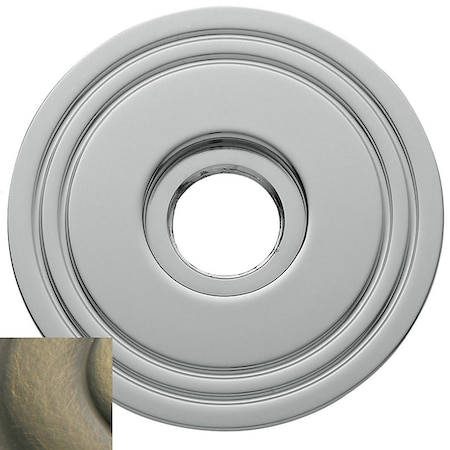 Baldwin Passage Pair Rosettes Antique Brass 5047.050