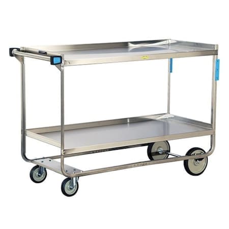 Lakeside NSF Stainless Steel Utility Cart; 700 Lb Capacity, 2 Shelf, 21"x49" 558