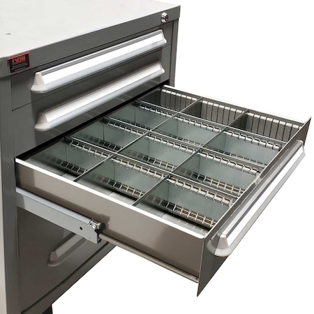 Lyon ModDrwrCab, 44.25"x30"x28", DvGry, 6Drwr DDM4930301008IL