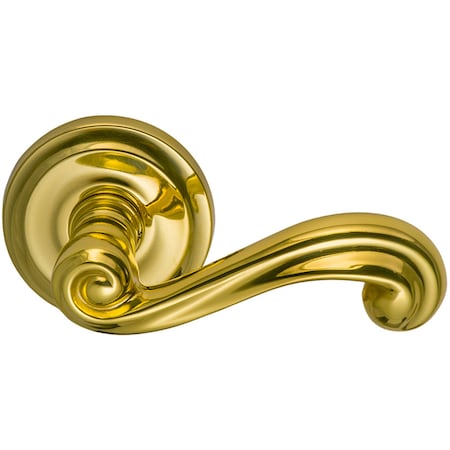 Omnia Lever 2-5/8" Rose Pass 2-3/8" BS T 1-3/8" Doors Bright Brass 55 55/00.PA1