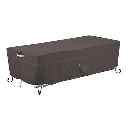 Classic Accessories Rectangle Fire Pit Table Cover, Grey 60" 55-811-055101-EC
