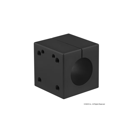 80/20 Sgl Shaft Mounting Block, 1.5" Dia. 5600-BLACK